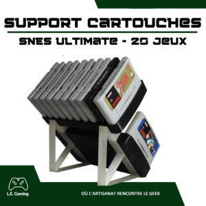 Support 20 Cartouches SNES