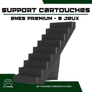 Présentoir 9 Cartouches SNES