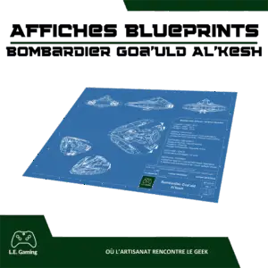 Blueprint - Vaisseau Goa'uld Al'Kesh