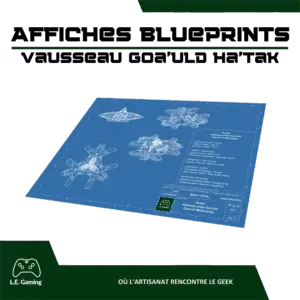 Blueprint - Vaisseau Goa'uld Ha'tak